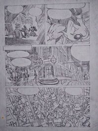Au dos, un autre crayonné de Mottura avec Mickey, planche n°19 Au dos, un autre crayonné de Mottura avec Mickey, planche n°19