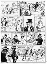Serge Carrère - Planche 29 du tome 1 de  Gunthrie - Planche originale