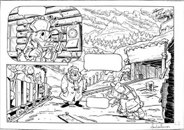 Andrea Ferraris - Buddy, Can You Spare a Job? - Planche originale