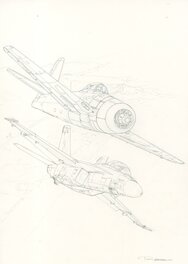 Romain Hugault - Bearcat & Super Hornet - Original Illustration