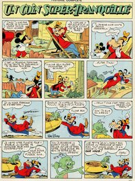 Première page de l'histoire dans le Jouranl de Mickey n°1820