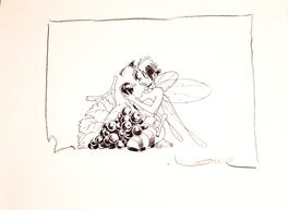 Clochette pour une étiquette de vin