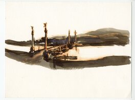 Xavier Löwenthal - Bridge - Illustration originale