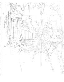 Erica Raven - Preliminary sketch Ripley - Œuvre originale