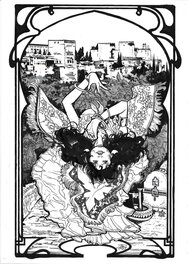 Daniel Mainé - Vampiverse: flamenco Vampirella - Illustration originale