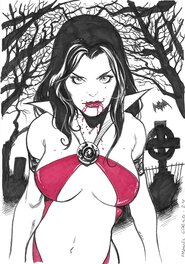 Manuel Garcia - Vampirella - Illustration originale