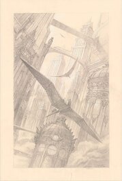 Didier Graffet - Vertige - Original Illustration