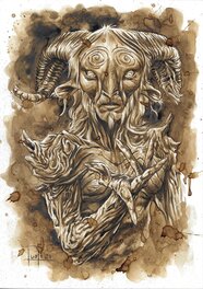 Juapi - Faun (Pan's Labyrinth) - Original Illustration