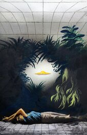 Karel Thole - Karel Thole Original Art - "Der häusliche Dschungel - Gilda Musa" Heyne (1984) - Couverture originale