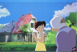 Studio Ghibli - Satsuki and Granny from Totoro cel - Original art