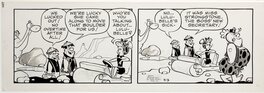Gene Hazelton - Flintstones daily 1974 - Planche originale