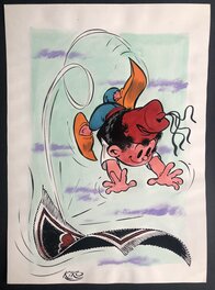 Kiko - Foufi - Illustration originale en couleur. - Original Illustration