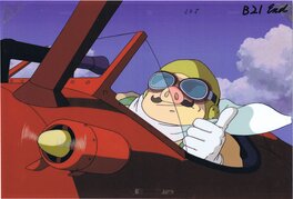 Studio Ghibli - Porco Rosso Cel Studio Ghibli - Original art