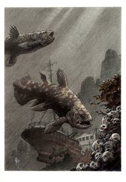 Mark Schultz - Ancient Survivor - Illustration originale