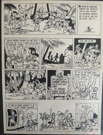 Studio Vandersteen - Suske en Wiske - Het eiland Amoras - Planche originale