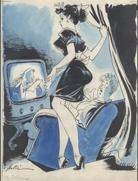 Gastone Bellincampi - C8 ne répond plus - Original Illustration