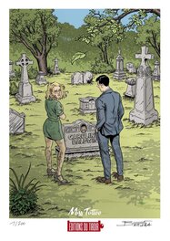 Ex-Libris reprenant la version complète du dessin. Ex-Libris reprenant la version complète du dessin.