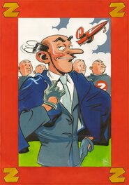 Al Severin - Zorglub - Illustration originale