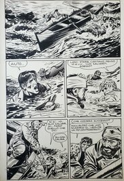 Vittorio Cossio - IL DRAMMA DELLO SPARVIERO - Planche originale