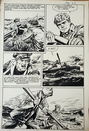 Vittorio Cossio - IL DRAMMA DELLO SPARVIERO - Planche originale