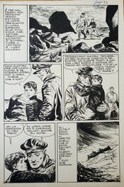Vittorio Cossio - IL DRAMMA DELLO SPARVIERO - Planche originale