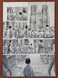 Milan Jovanovic - La Couronne de France Philippe Auguste - planche 10 - Planche originale
