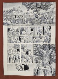 Milan Jovanovic - La Couronne de France Philippe Auguste - planche 15 - Planche originale