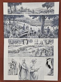 Milan Jovanovic - La Couronne de France Philippe Auguste - planche 21 - Planche originale
