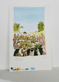 Couverture - Planche originale - La Fantaisie des dieux