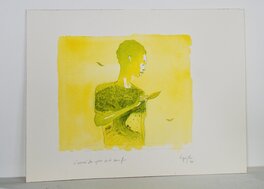 Planche originale - Couverture de L'Ennui des après-midi sans fin