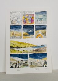 Planche originale - On a marché sur les Australes