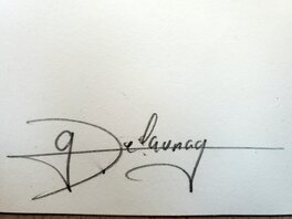 Signature au dos