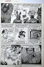 Dave Simons - What If? #3 p13, 1989, Captain America, Reed Richards aka Mr. Fantastic, Rick Jones - Planche originale