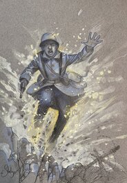 Éric Stalner - Albert Roche - Illustration originale