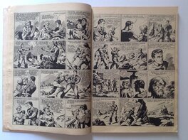 Pages 3 et 4 de L'Album 3 AVENTURES .... avec cette Planche originale 4 (15) du BB 64 Pages 3 et 4 de L'Album 3 AVENTURES .... avec cette Planche originale 4 (15) du BB 64