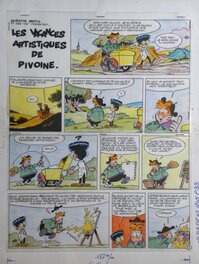 Greg - « Les As » – Greg – PIF – N° 1205 – Planche originale n° 33 - Planche originale