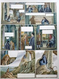 Florence Magnin - MARY LA NOIRE   T1 LES TREPASSES - Planche originale