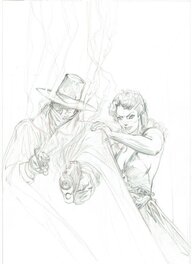Minck Oosterveer - The Shadow and Margot Lane - Illustration originale
