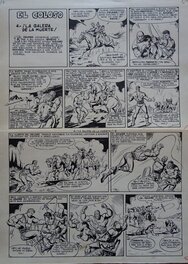 Manuel Lopez Blanco - KOLOS le Prince de Rhodes  -  EL COLOSO - Planche originale