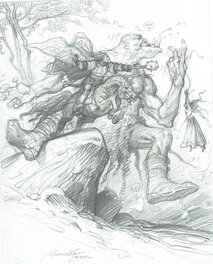Petar Meseldžija - Unk! Commission Prelim - Original Illustration