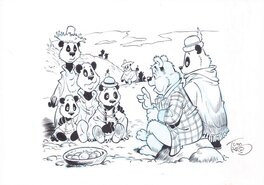 Tim Artz - Tim Artz | Heer Bommel De andere wereld - Illustration originale
