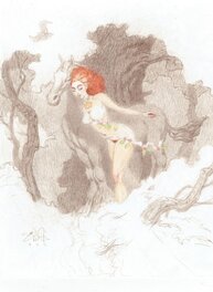 Craig Elliott - Girl and Horse - Original Illustration