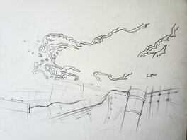 Crayonné au dos de la planche Crayonné au dos de la planche
