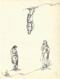 Roy G. Krenkel - Character Sheet - Original art
