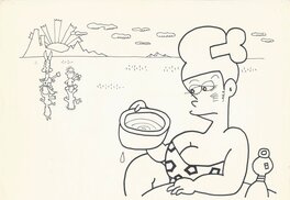 Shunji Sonoyama - First human Giatrus | Gyātoruzu | Giatrus, il primo uomo | Gon, The Stone-Age Boy | Kagura Sake - Original Illustration