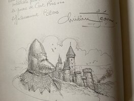 Christian Jégou, illustration originale, "Un château entre Guerre et Paix".