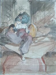 Yannick Corboz - Corboz - Shéhérazade - Original Illustration