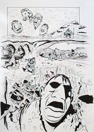Albert Monteys - The Fantastic Four 60th Anniversary Tribute:  pg 22 - Planche originale