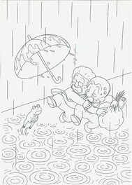 Wakato Daigo - Sohuto Sobo | Yonkoma (4-panel manga) | Tokushima Shimbun, TV Asahi Media, Fliptoon - Original Illustration