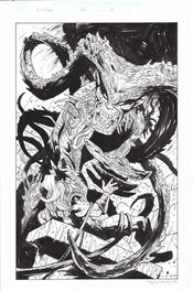 Paul Davidson - X-Force: #40 pg 12 Splash Page (First God of All Mutants appearance) - Comic Strip